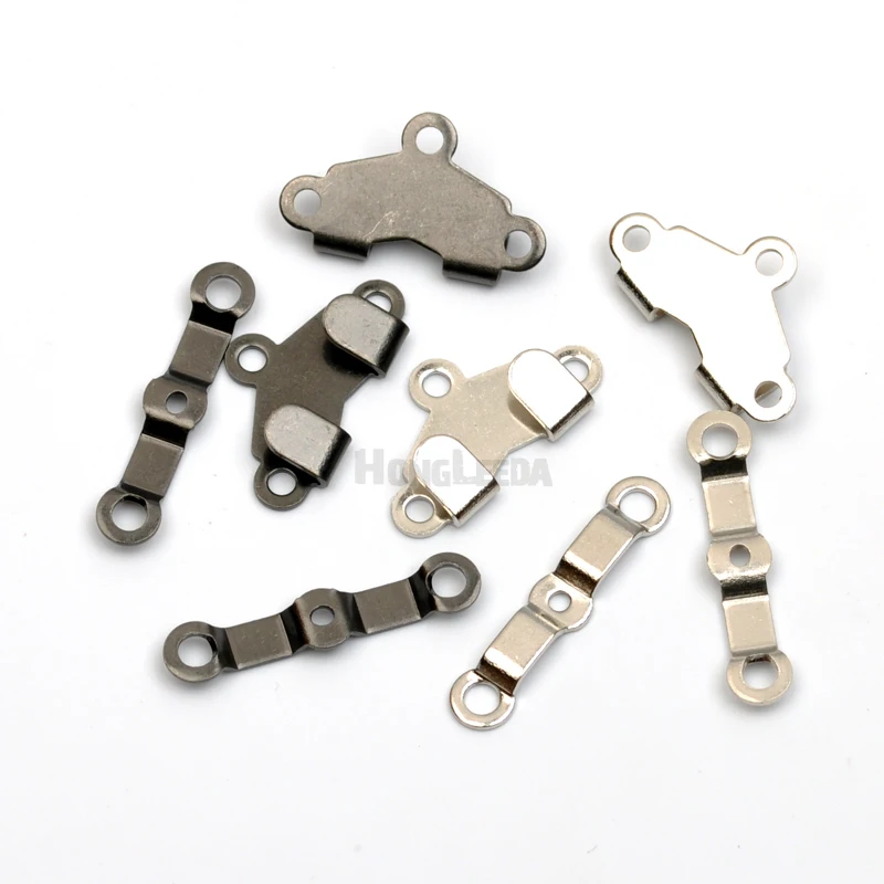 

60pair/lot trousers hooks metal brass hook and eye for pants skirts bra silver nickle black nickle color free shipping 8019A
