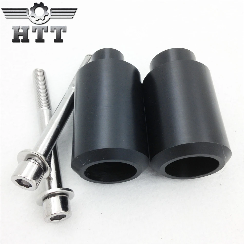 

Aftermarket free shipping motorcycle parts Frame Slider Crash Protector For Honda 1999 2000 2001 2002-2006 CBR 600 F4 F4i Black