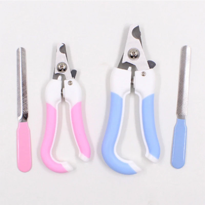 

Pet Dog Cat Nail Clippers Use For Small Dog Cat Safety Claw Nail Scissors Cutter Trimmer with Nail File Pet Grooming Supplies