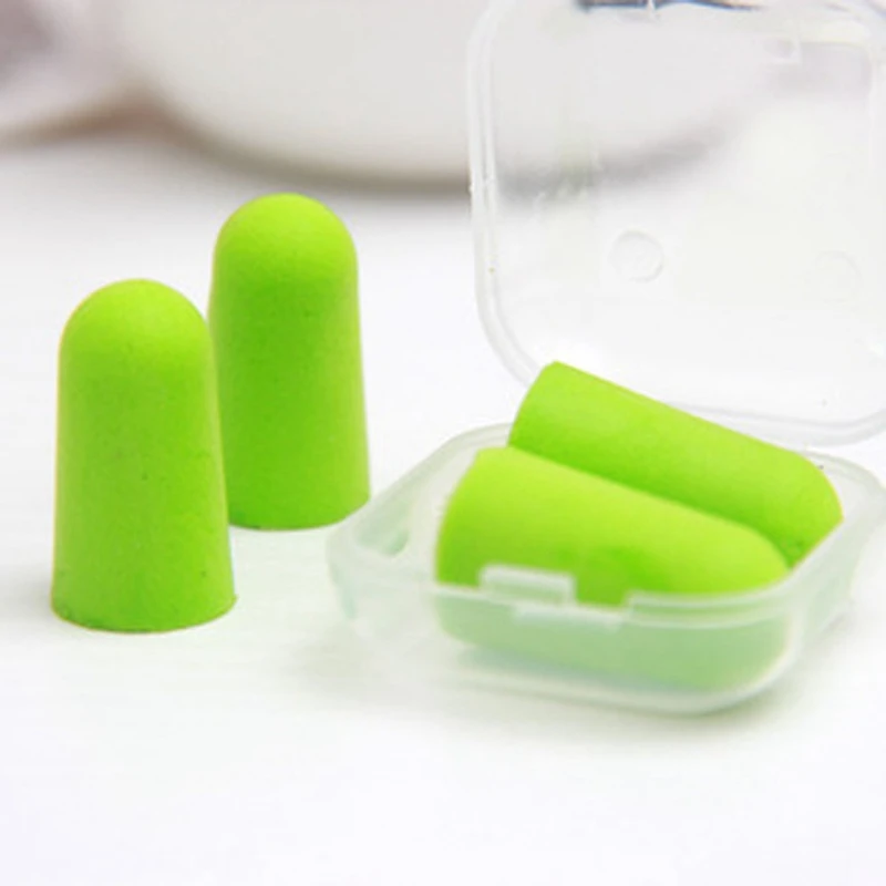

20pairs Soft Foam Mini Ear Plugs Sound Insulation Ear Protection Earplugs Anti-noise Sleeping Plugs Noise Reduction With Box