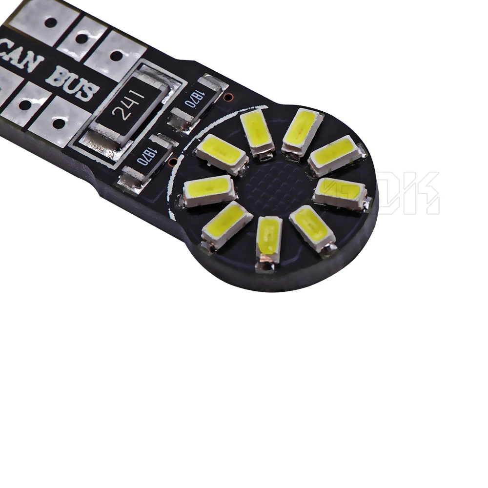 T10 canbus led 18led 3014smd t10 Светодиодные, под шину canbus, для автомобиля света с поверхностным монтажом+ w5w 194 t10 18smd Светодиодная лампа без ошибок OBC 100 шт./лот