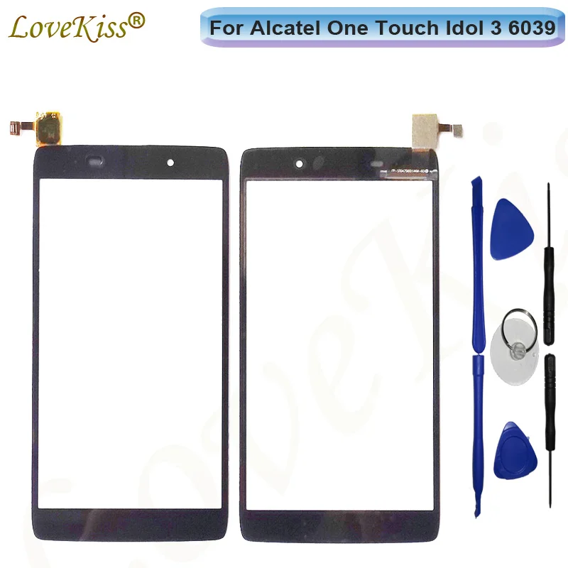 4 7 &quotПередняя панель для Alcatel One Touch Idol 3 6039 OT6039 OT 6039A 6039K сенсорный экран дигитайзер