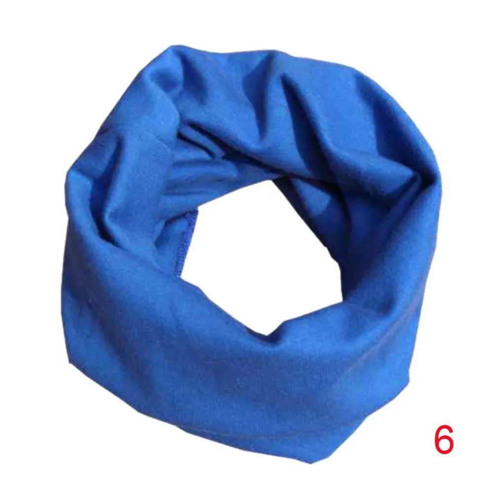 18 цветов, чистый цветной шарф с круглым кольцом для мальчиков и девочек, детские шейные шарфы, теплый детский шарф, детский хлопковый шарф