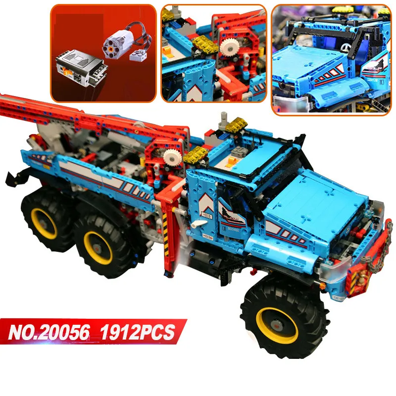 

20056 Technic Series The Ultimate All Terrain 6X6 Remote Control Truck Set Building Blocks Bricks Toys Model legoing 42070