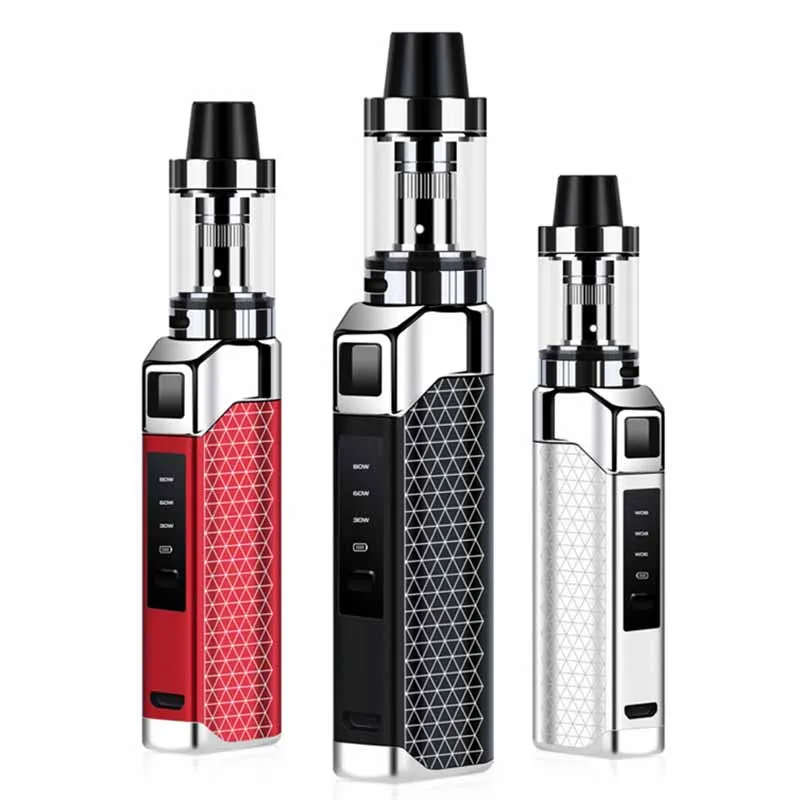 JVSURF мини 80 Вт электронная сигарета vape ручка комплект коробка vape mod электронный кальян электронная сигарета распылитель 510 металлический