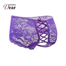 Comeondear Sexy Underwear Women 5XL 6XL Plus Size Sexy Panties for Women open Lace Erotic Womens Underwear Lingerie PB5011P