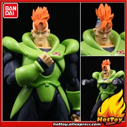 100% Оригинальные BANDAI Tamashii Наций S. H. Figuarts (СВЧ) Эксклюзивная Фигурка-Android № 16 от "Dragon Ball Z"