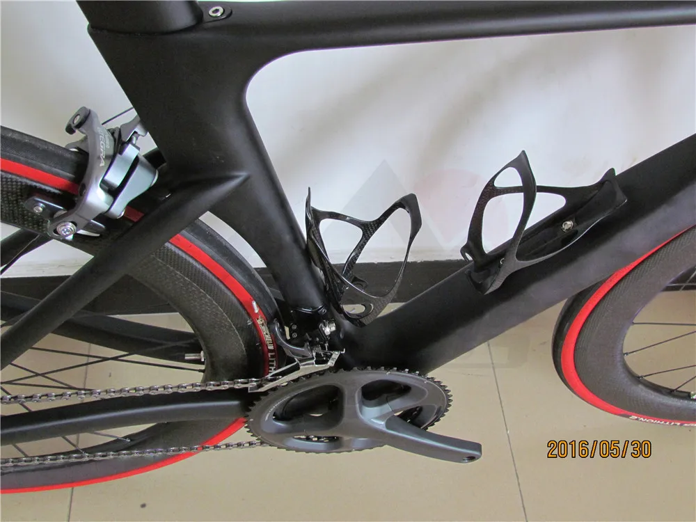 Excellent Leadxus Gam180 Carbon Fiber Complete Bike Carbon Road Bicycle Frame+dimple Carbon Wheels+carbon Handlebar/saddle+r8000 Groupset 13