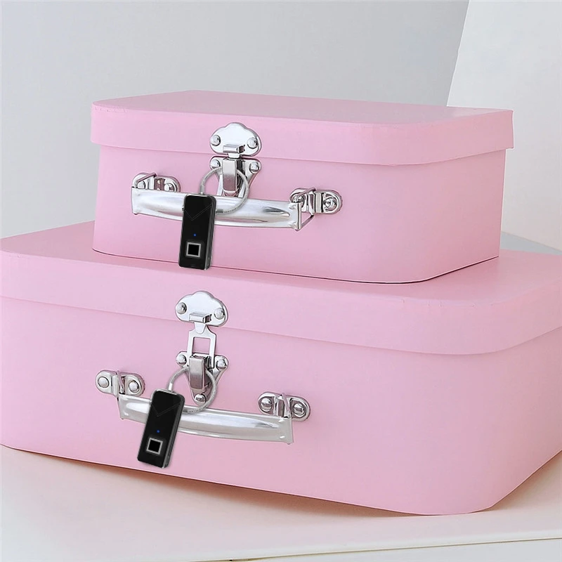 

Outdoor Portable Smart Fingerprint Lock Top Security Fingerprint Padlock For Travel Bags Luggage Suitcase Backpack
