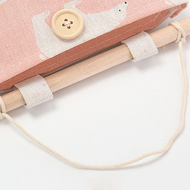 2019 NEW Organizador Foldable Hang Wall Bathroom Makeup Organizer Storage Rear Hanging Cartoon Sorting Bag Household Items