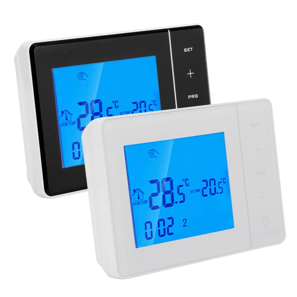 

Wireless Touch Screen Gas Boiler Thermostat for Room Heating Temperature Controller Regulator Weekly Programmable