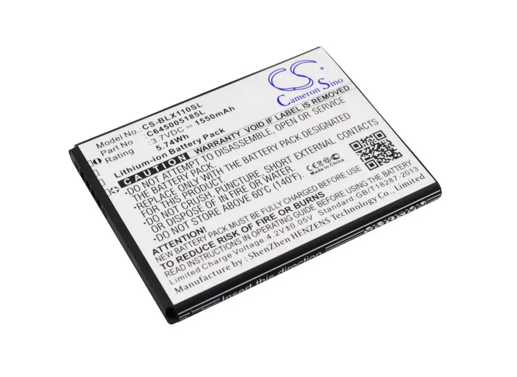 Аккумулятор Cameron Sino 1550 мАч C645005185L для BLU Studio Mini LTE X100Q|cameron sino|battery forcameron sino battery |