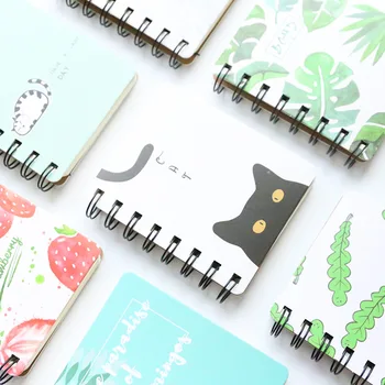 

1X Cat Flamingos Rabbit Leaves Strawberry Notebook Writing Diary Book Gift Stationery Student Rewarding School Office Supply