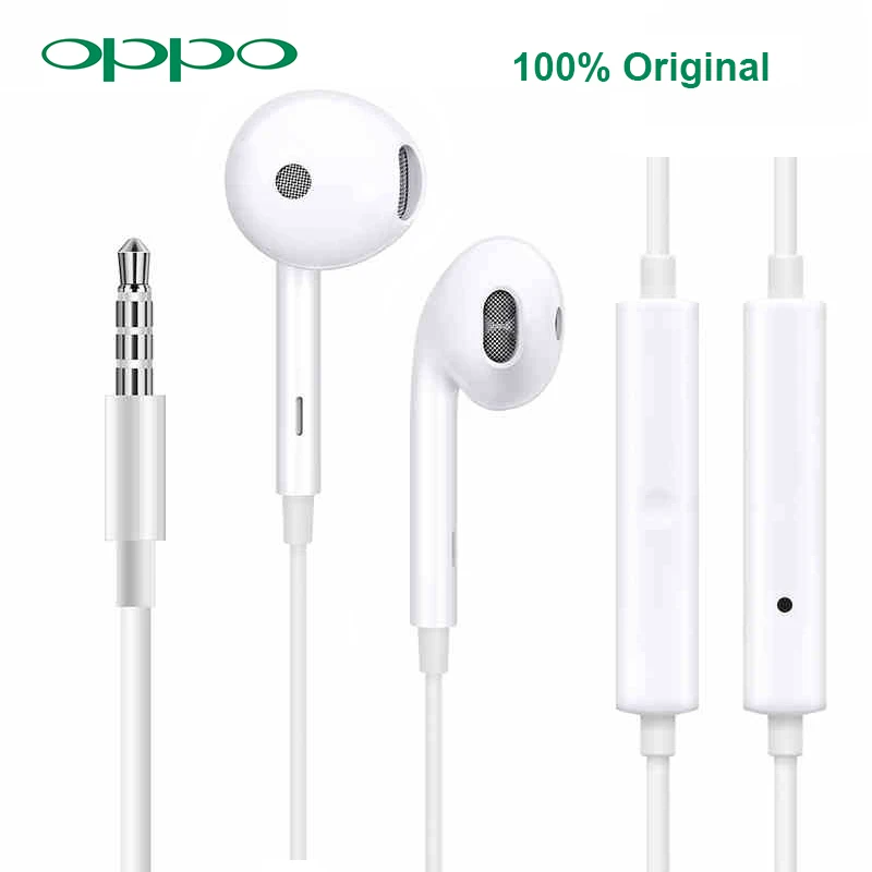 Оригинальный OPPO MH135 наушники с 3 5 мм разъем HD Динамик для R15 Найти X F5 F7 F9 R17 Xiaomi huawei