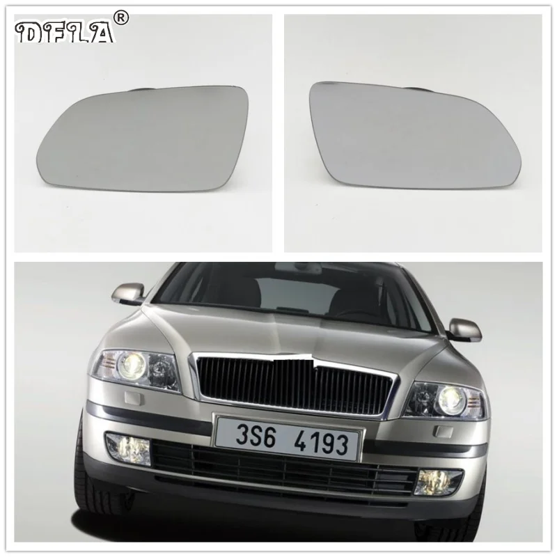 Зеркало Стекло для Skoda Octavia MK2 A5 Combi& седан 2004 2005 2006 2007 2008 Авто-Стайлинг Зеркало С Подогревом