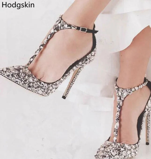 

2019 wholesale summer Women elasticated strap pointed toe high heel sandals High Heel Dance Sandal Customized Luxury shoes