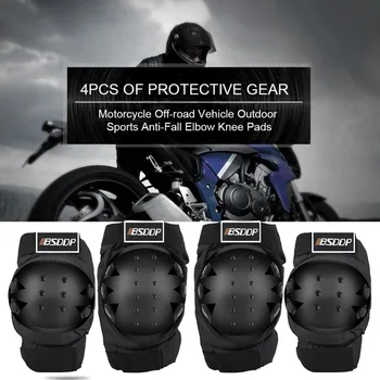 

BSDDP BSD1006 4pcs Motorcycle Cycling Motocross Elbow Knee Pads Guard Protector Protective Gear