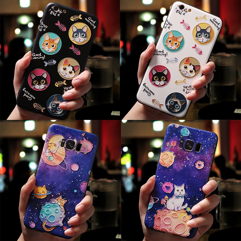 

3D Emboss Cartoon Case For Samsung Galaxy S10 S10e Plus J2 J3 J5 J7 Prime 2017 2016 J4 J6 J8 2018 2015 Neo Note 8 Cases Soft TPU