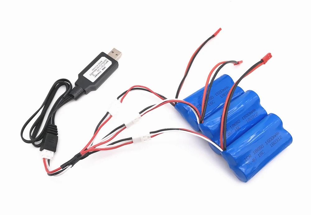 Limskey power литий полимерный аккумулятор 7 4 В 1500 мА/ч и зарядное устройство USB 3 в 1