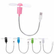 Гибкий USB мини вентилятор охлаждения кулер для ноутбука Настольный ПК компьютер
