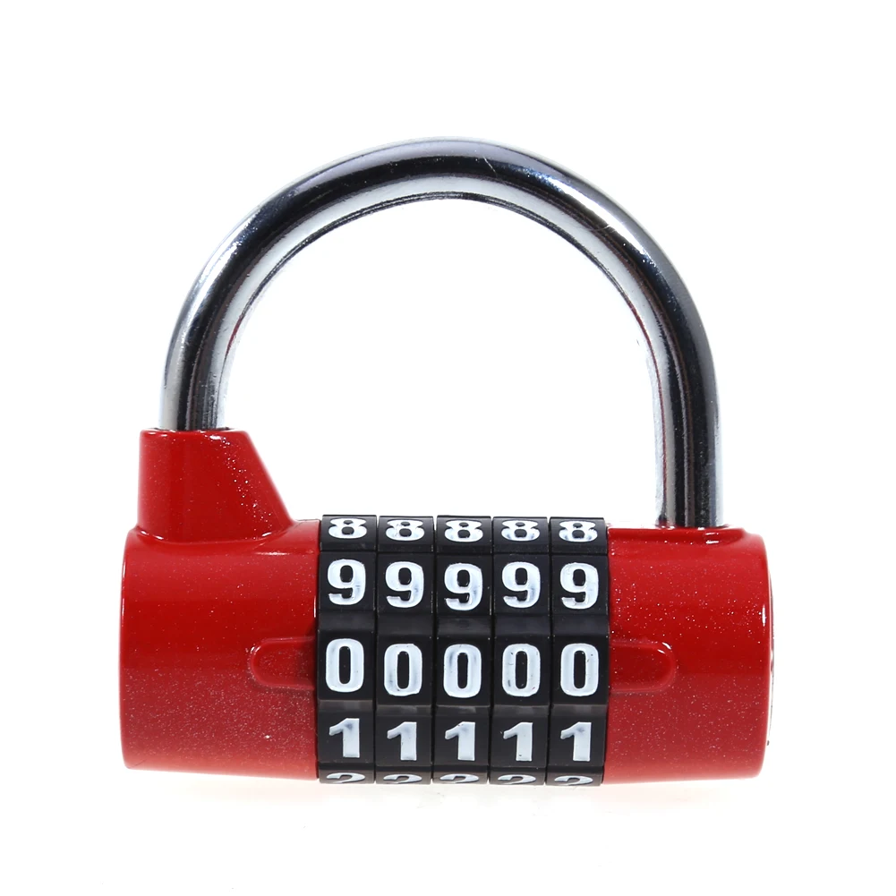4/5 значный пароль, замок безопасности, сплав цинка, комбинированный замок, безопасность для путешествий, кодовый замок, широкая скоба - Цвет: 5digit