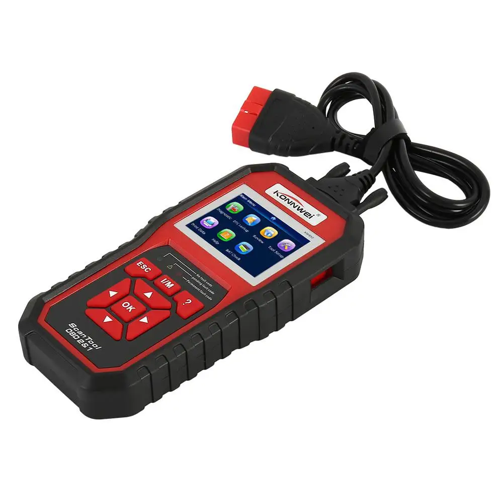 KW850 OBD2 CAN BUS код читателя автомобиля двигателя код неисправности детектор сканер автомобиля диагностический инструмент