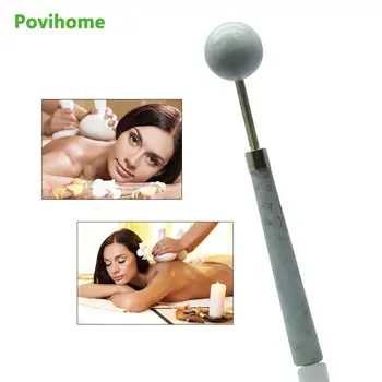 

1PCS Natural Jade Massage Facial Neck Face Rolling Healing Roller Anti-aging Massager Professional C1371