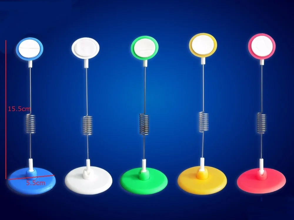 20Pcs/Lot POP Adjustable Merchandise Sign Display Clip Holder Clips