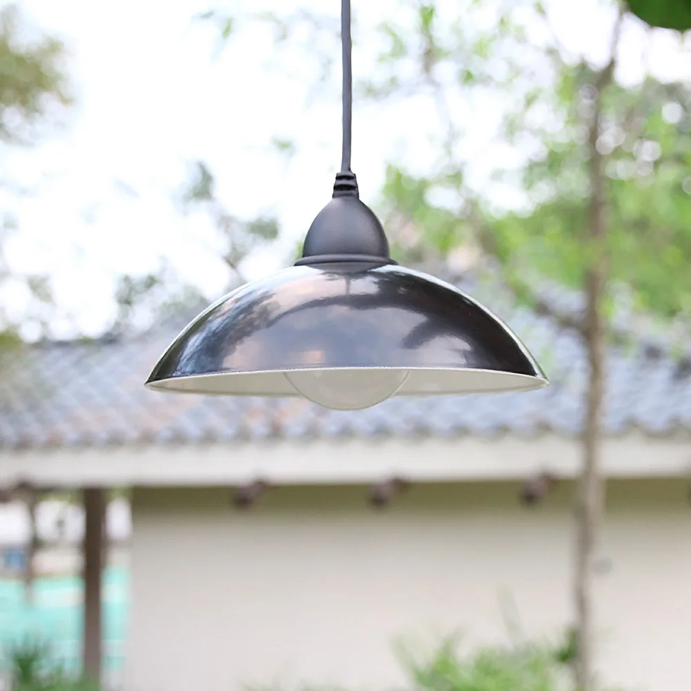 

Solar Powered Pendant Light Retro Lampshade Bulb Solar Panel Lamp With 3 Meters String Outdoor Hanging Solar Light for Garden