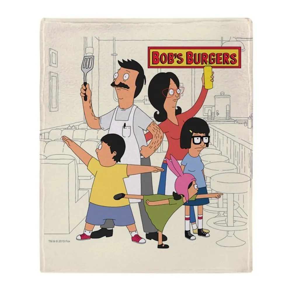 Bobs Burger Hero, семейный мягкий флисовый плед, Флисовое одеяло, Манта коберто для дивана/кровати/автомобиля/офиса