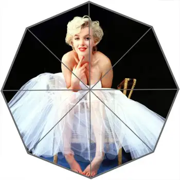 

Hot Custom Marilyn Monroe Best Nice Cool Design Portable Fashion Stylish Useful Foldable Umbrella Drop Shipping SQ0702-XX554