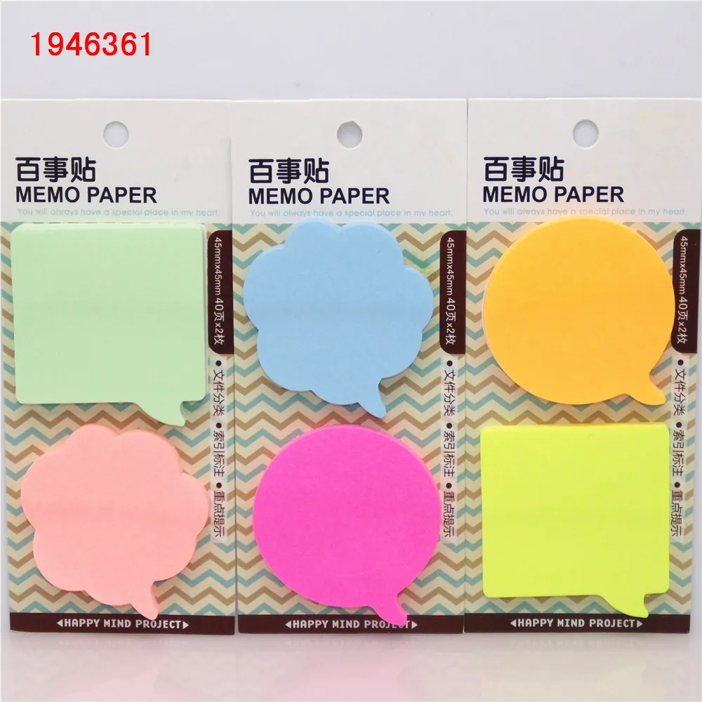

80 sheets Self Adhesive Memo Pad Sticky Notes Bookmark Point It Marker Memo Sticker Paper Office School Supplies