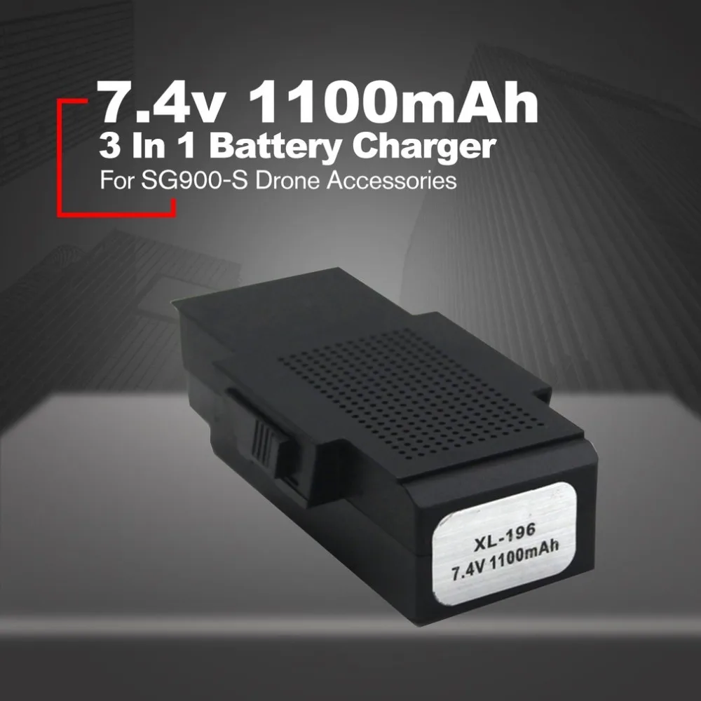 

3 In 1 Multifunctional Battery Charger 7.4V 1100mA Quadcopter Battery Adapter for SG900-S Drone Accessories