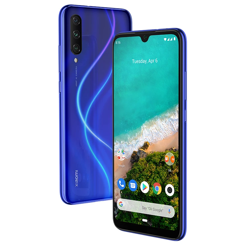 Глобальная версия Xiaomi Mi A3 4 Гб 128 Смартфон Snapdragon 665 Восьмиядерный 6 088 &quotAMOLED 48MP + 32MP