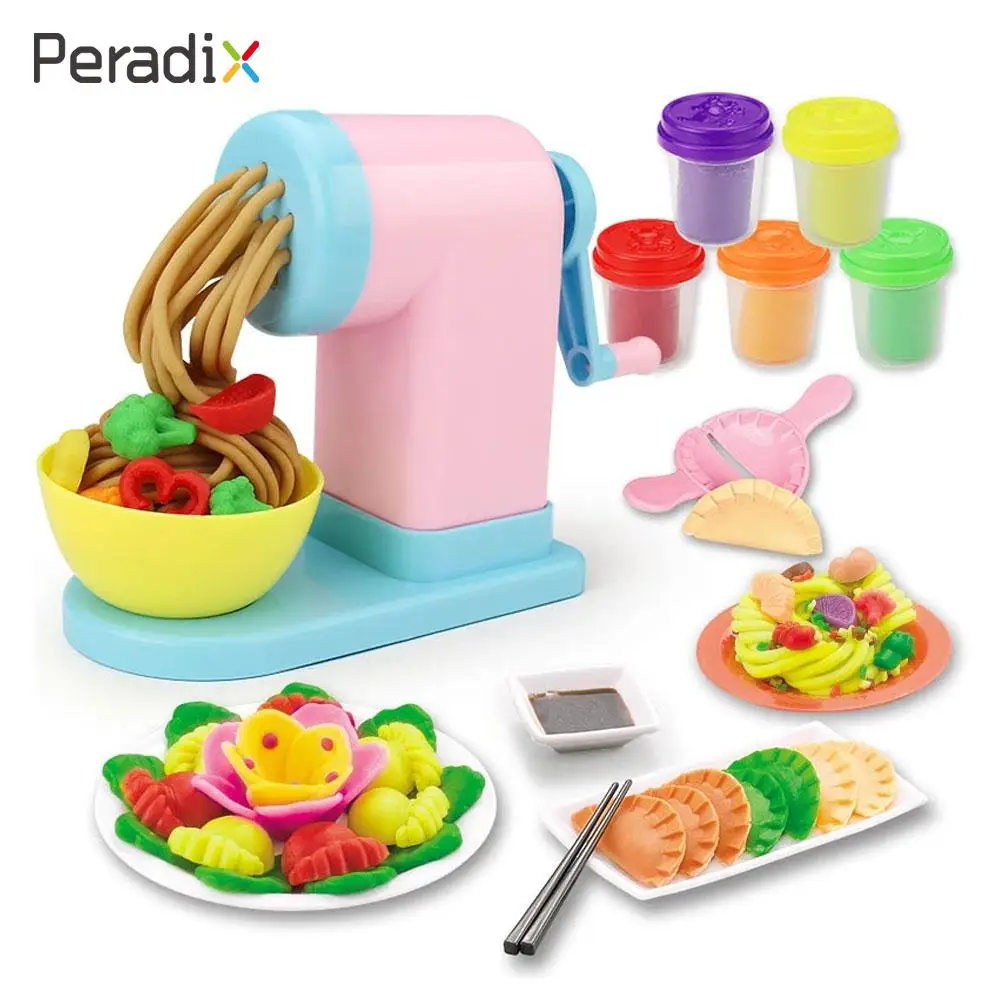 2018 House Play Toy Clay Noodles Maker DIY 3D Color Color Clay Mud