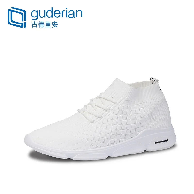 

GUDERIAN Breathable Mesh Vulcanized Shoes Fashion Sneakers Lace-Up Lightweight Mens Shoes Casual Zapatillas Hombre Deportiva