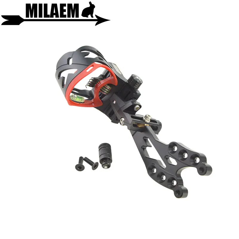 

1pc Archery Compound Bow Sight AXT4 RONIN 5-Pin Sight Adjustable Aluminum Alloy Right Hand Shooting Accessories