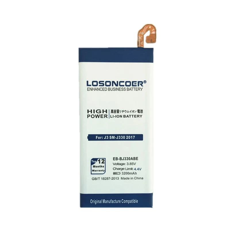Аккумулятор LOSONCOER EB BJ330ABE 3200 мАч для Samsung GALAXY J3 2017 SM J330 J330F J3300 Edition батареи + номер