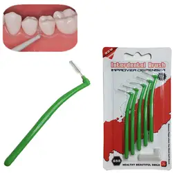 5 шт. взрослых межзубные Ершики Clean между зубами, кисти зубочистка Зубная щётка зубные Уход за полостью рта инструмент для Для женщин HB88