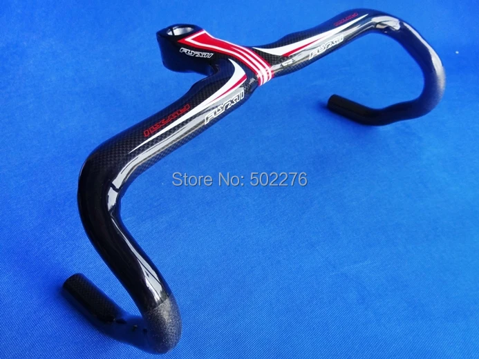 

FLX-HB-010 : Flyxii Carbon Cycling Road Bike Bicycle Handlebar 1 1/8" 420mm stem 100mm 90mm