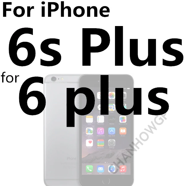 Защитная пленка из закаленного стекла для iPhone 11 Pro X XS Max XR 8 7 6 6S Plus SE 4S 5 5S 5C 10 - Цвет: For iPhone 6PLUS