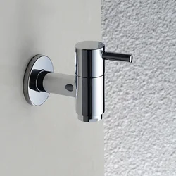 Brass chrome Cold Water Wall Mount Bathroom Mop Pool Taps, Garden Piscinas Washing Machine Water Tap Basin Faucet Toilet Bibcock