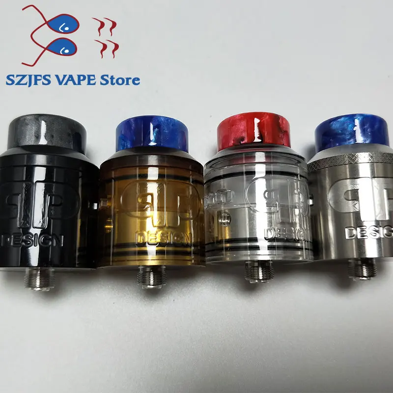 QP KALI RDA Fatality распылитель Капельного масла DIY 25 мм 316 нержавеющая сталь и PC pei vape