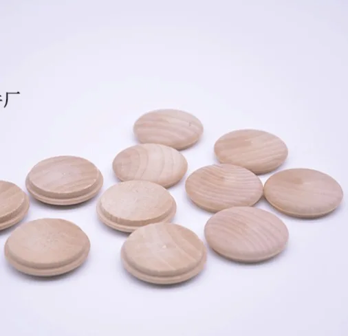 

100Pieces Diameter: 30mm Honeysuckle Staircase Wood Cover Decorative Hole Screw Furniture Fittings Wood Cover