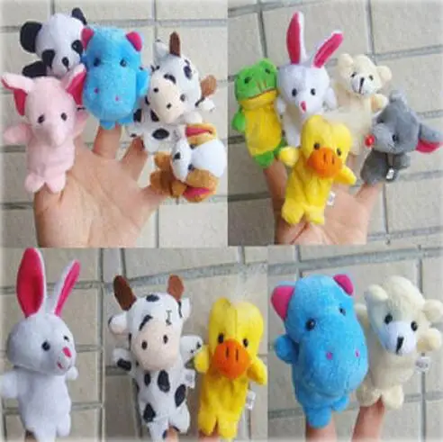 1000pcs DHL Cute Cartoon Animal Finger Puppet Biological Animal Finger Puppet Plush Toys Child Baby Favor Dolls 1 set=10pcs 10pcs smart alarm finder itag wireless bluetooth 4 0 tracker gps locator child pet wallet key tracker anti lost founder device