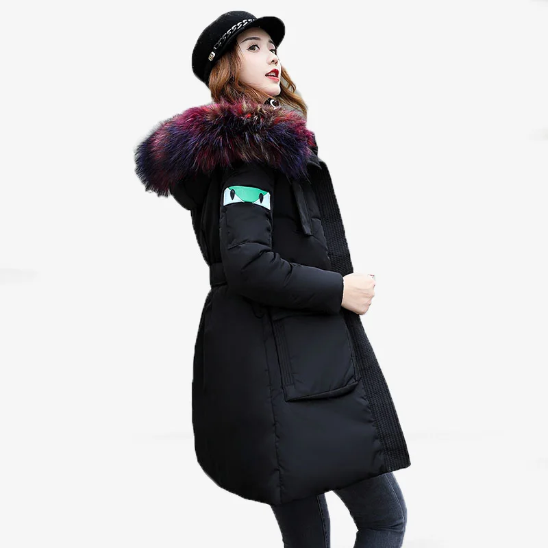 

2017 winter women coat Wadded jacket female medium-long lady thickening casual down wadded coat parkas winter jacket women