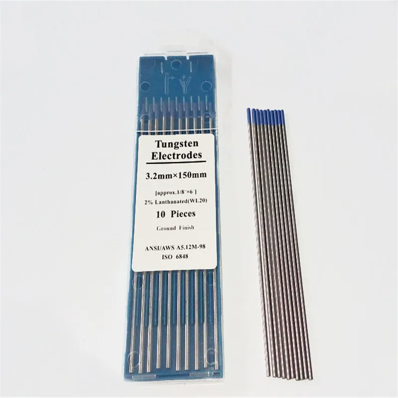 WL20 lanthanum tungsten Blue tungsten electrode for tig welding torch