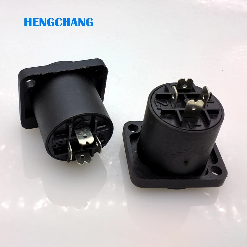 4pin XLR спикер разъем 4Pin гнездо совместимый аудио кабель Разъем 5 шт./лот|4pin female|4pin