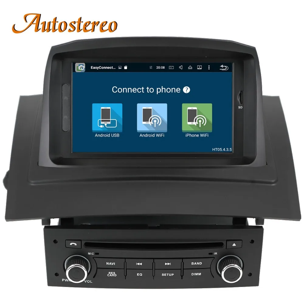 Discount Android 9 Car DVD Player For Renault Megane2 Fluence 2002-2008 GPS navigation head unit radio tape recorder multimedia navigator 1