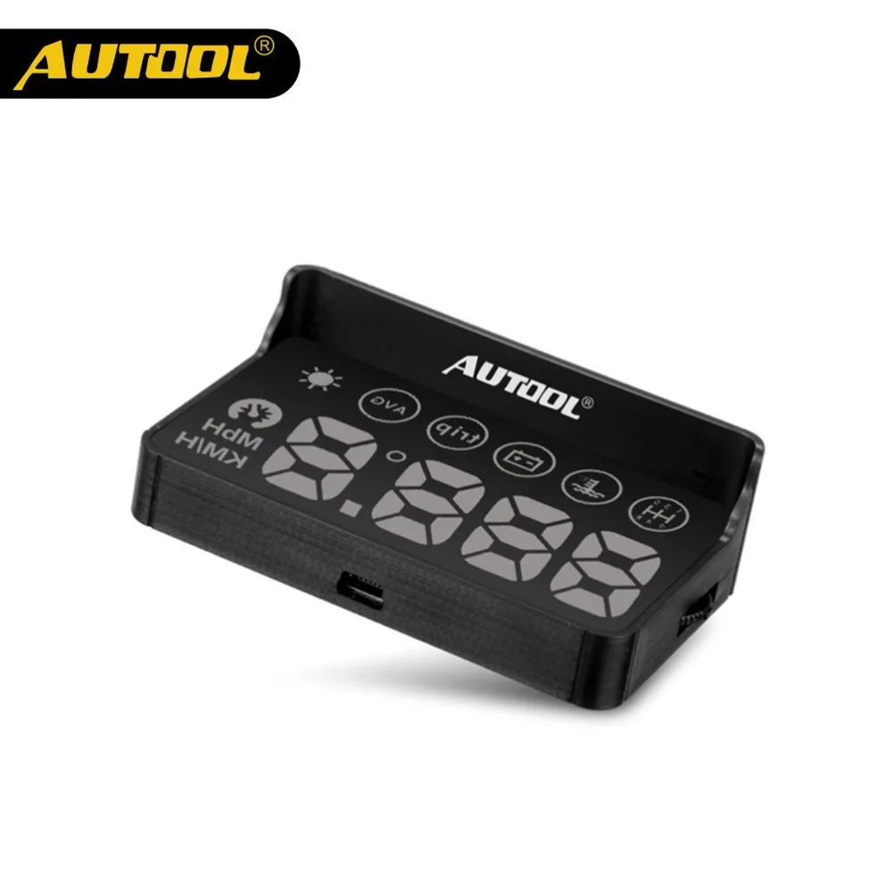 AUTOOL X30 HUD OBD 2 Head UP Display Автомобильный спидометр OBD2 проектор Headup Умный Цифровой Авто